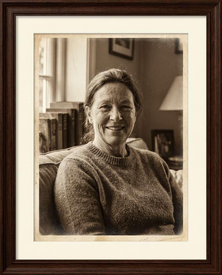 sepia family portrait photo