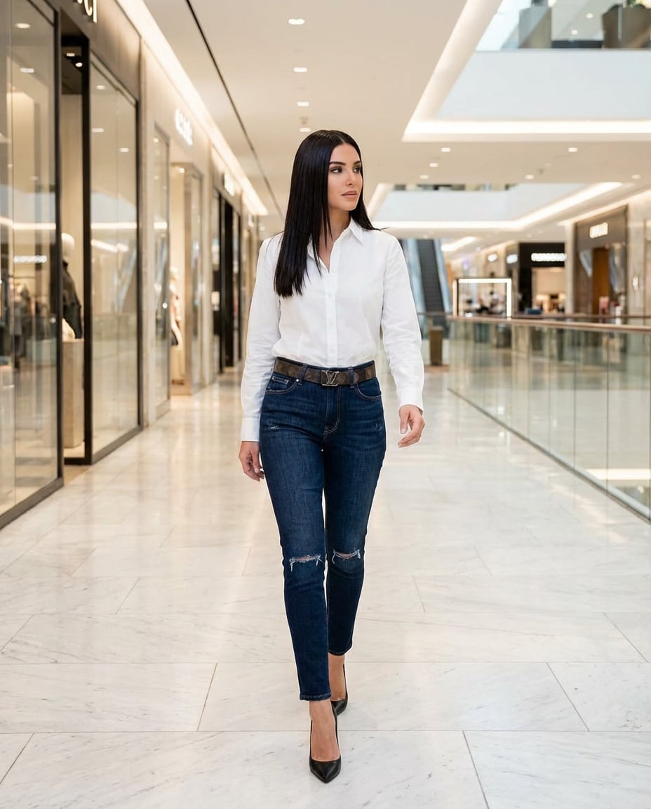 luxury mall clean fit photo