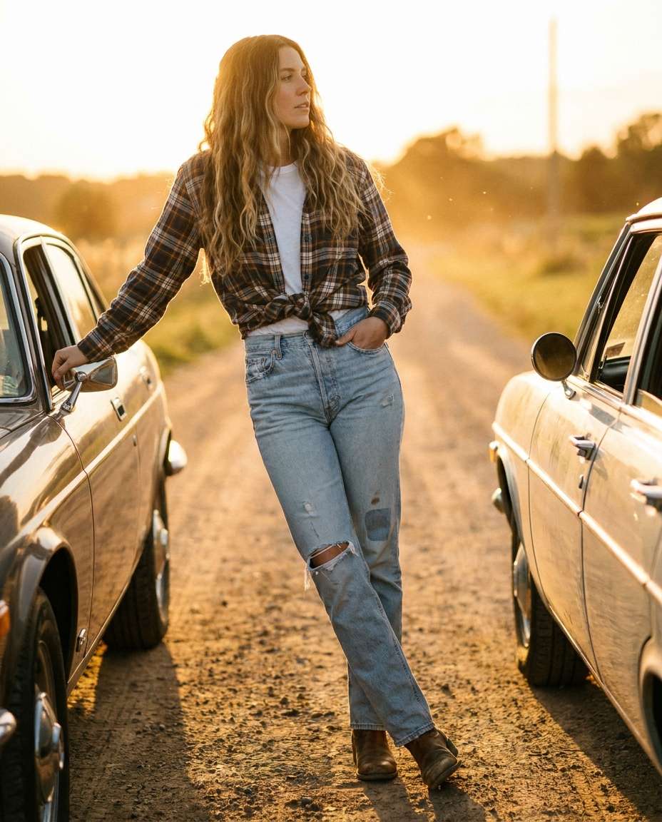 countryside casual drive photo