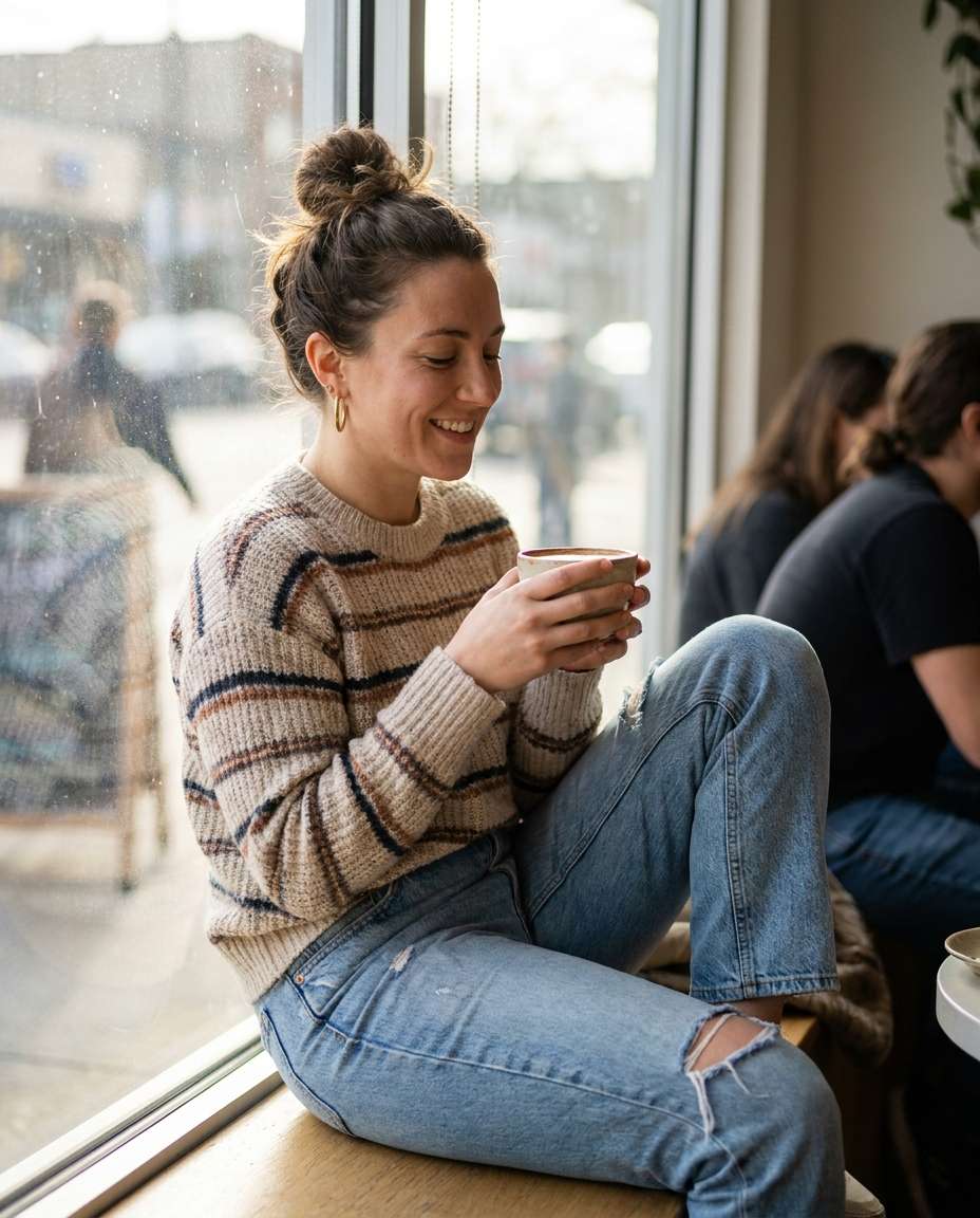 coffee shop casual photo