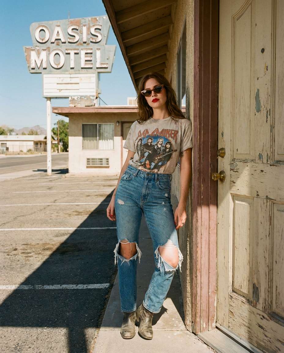 vintage motel vibe photo