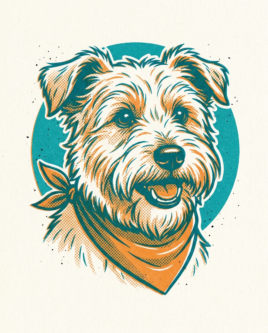pet portrait pop photo