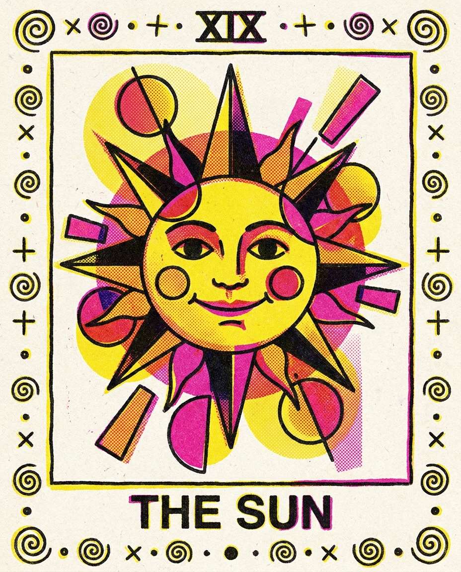 tarot card riso photo
