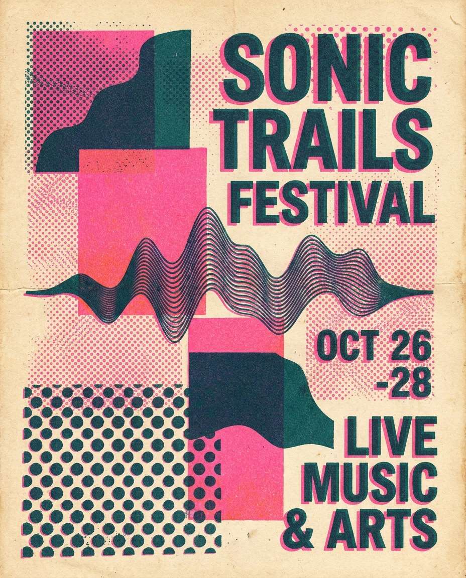 festival flyer layout photo