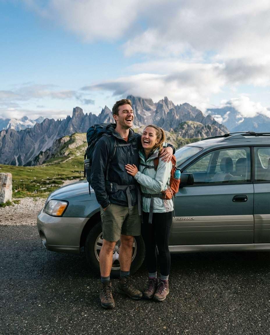 mountain pass arrival photo