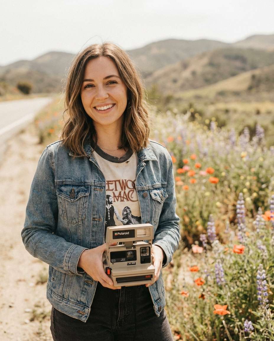 polaroid travel vibe photo