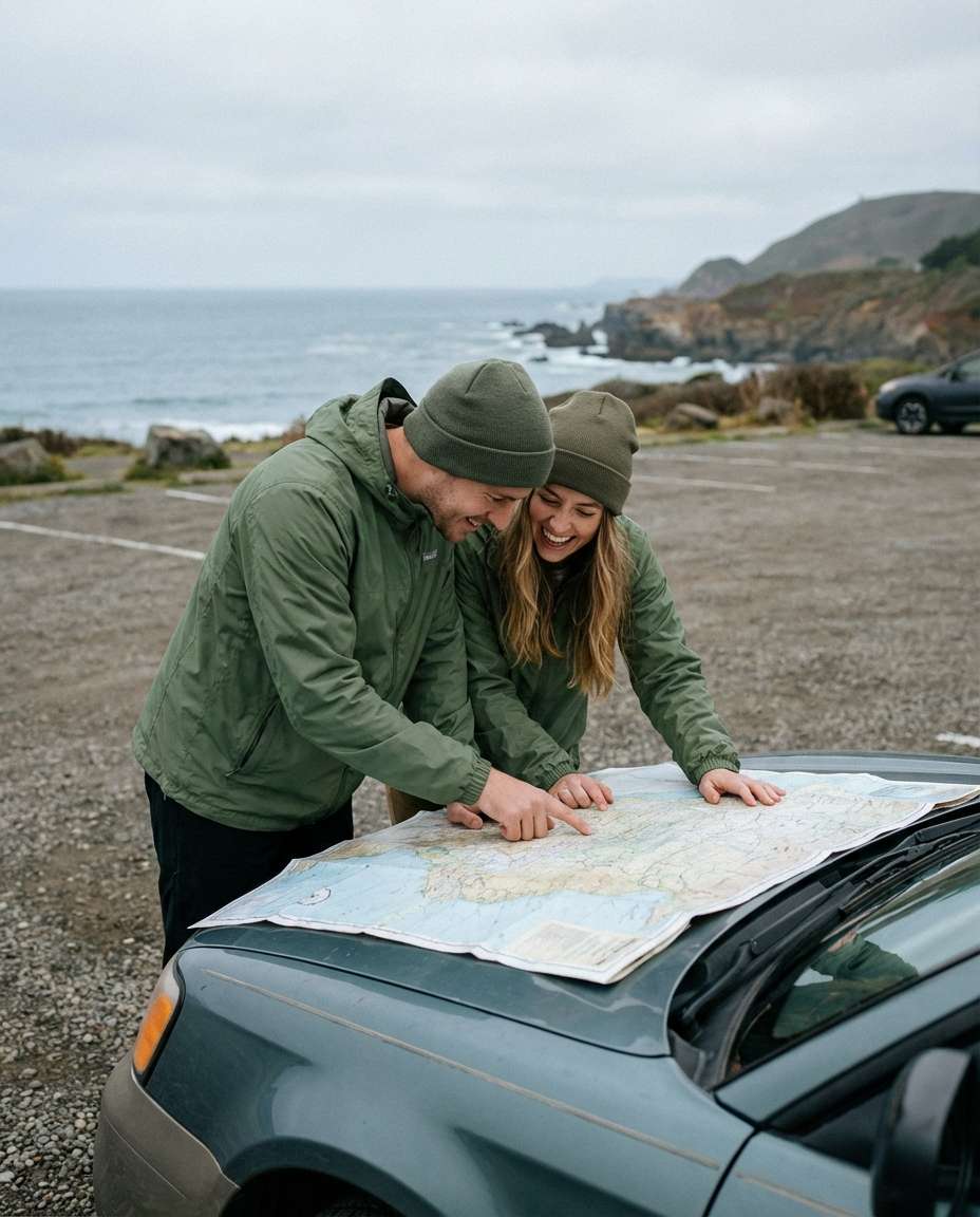 map on the hood photo