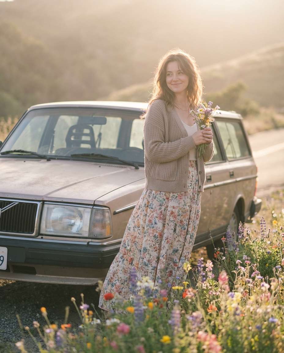 roadside wildflower stop photo