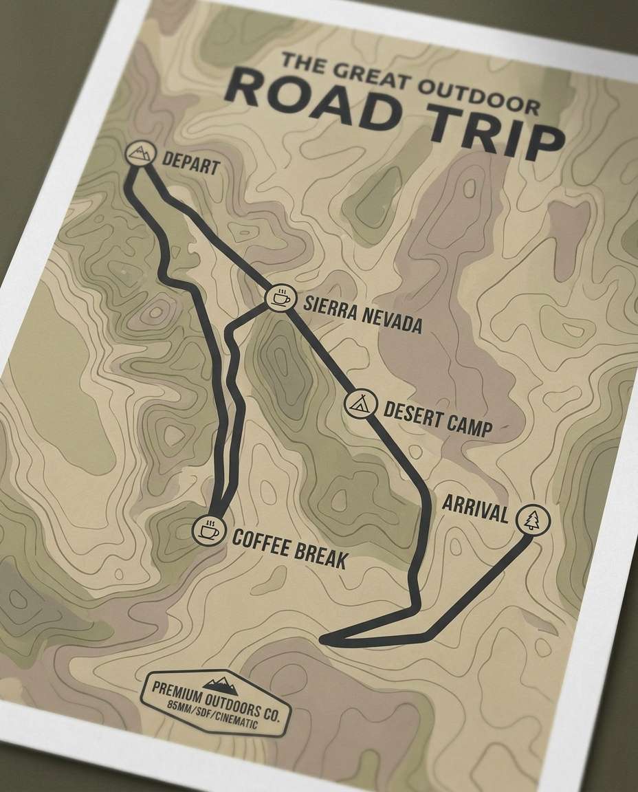 topographic line art photo