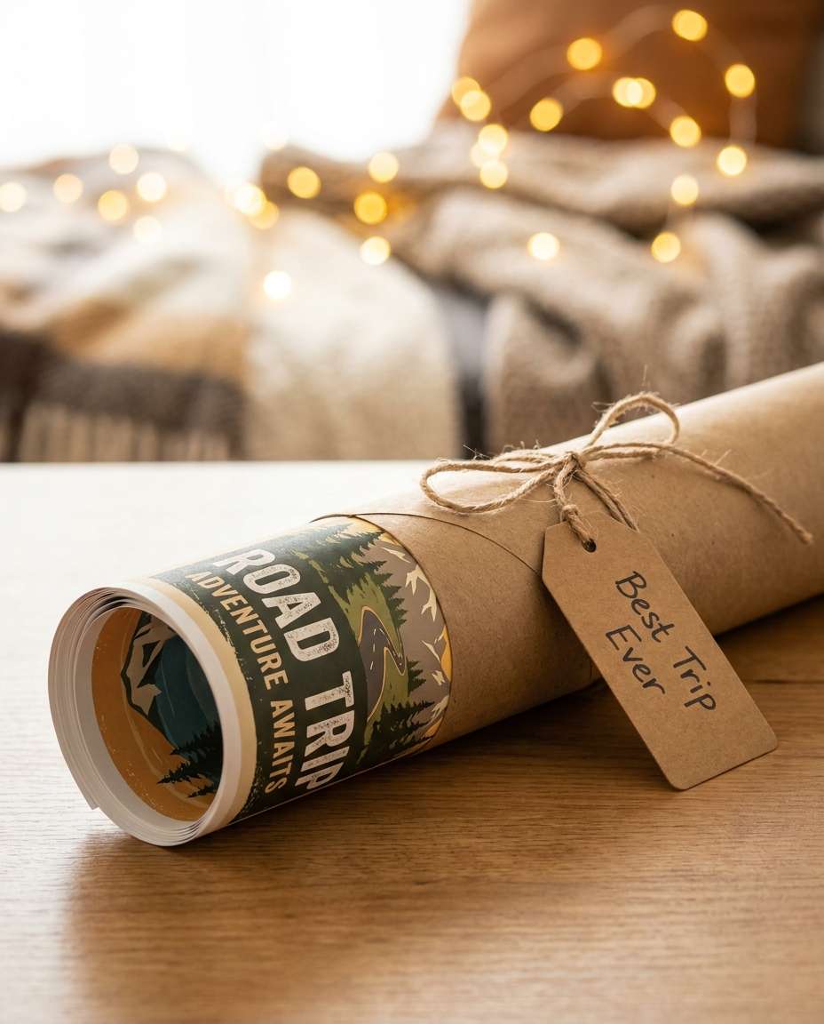 gift wrap reveal photo