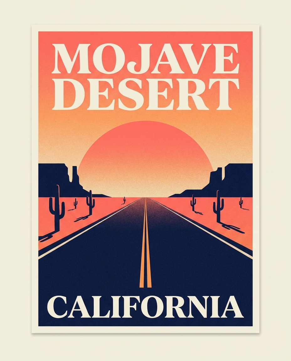 desert sunrise gradient photo