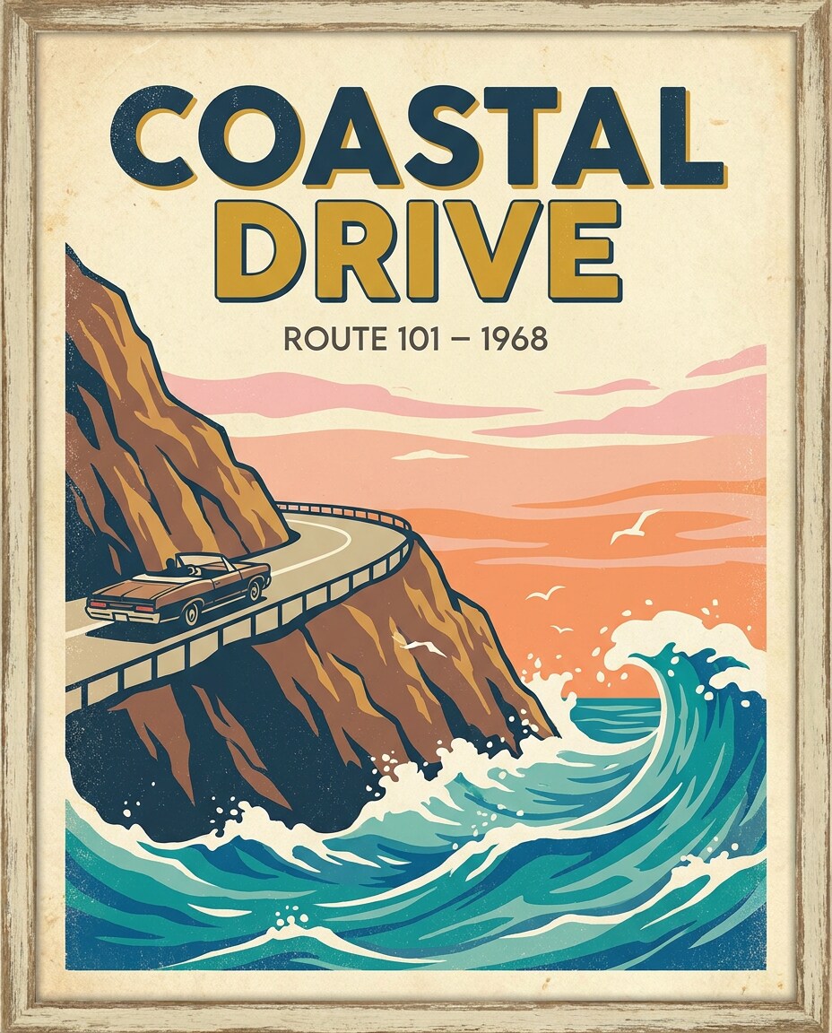 coastal highway curve photo