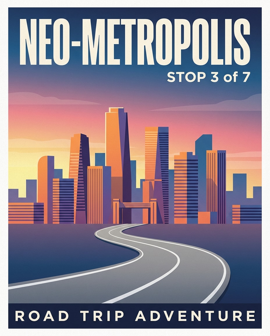 city skyline stop photo