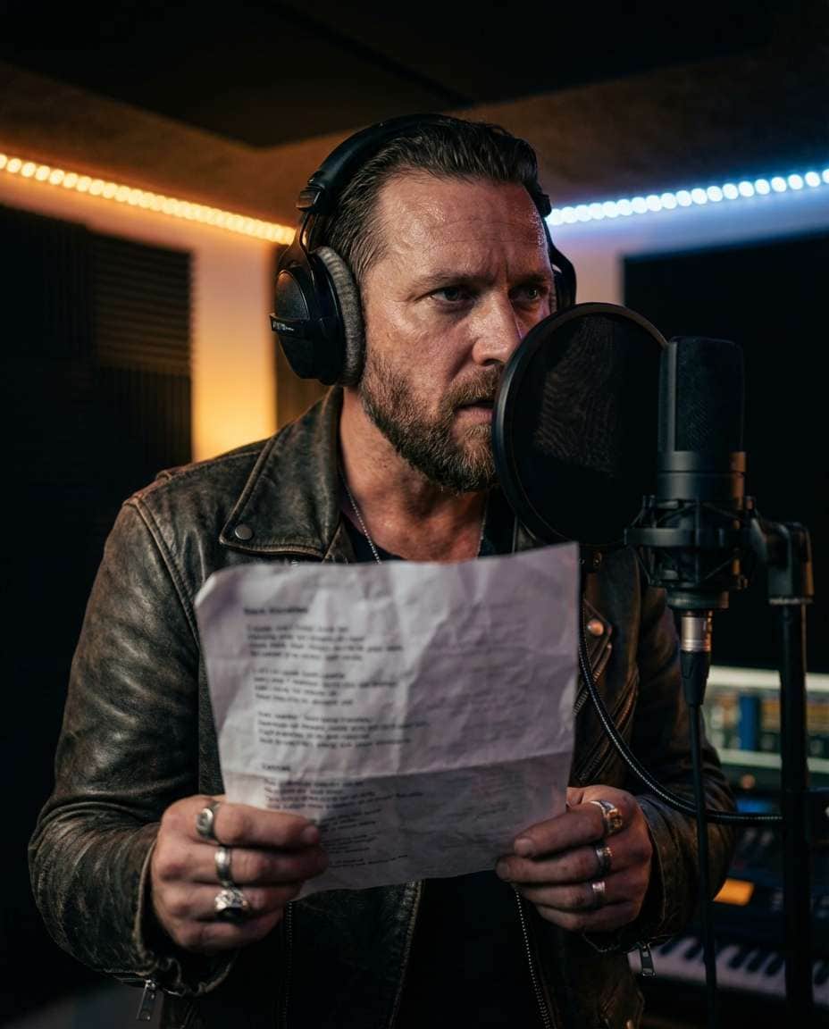 recording booth focus photo