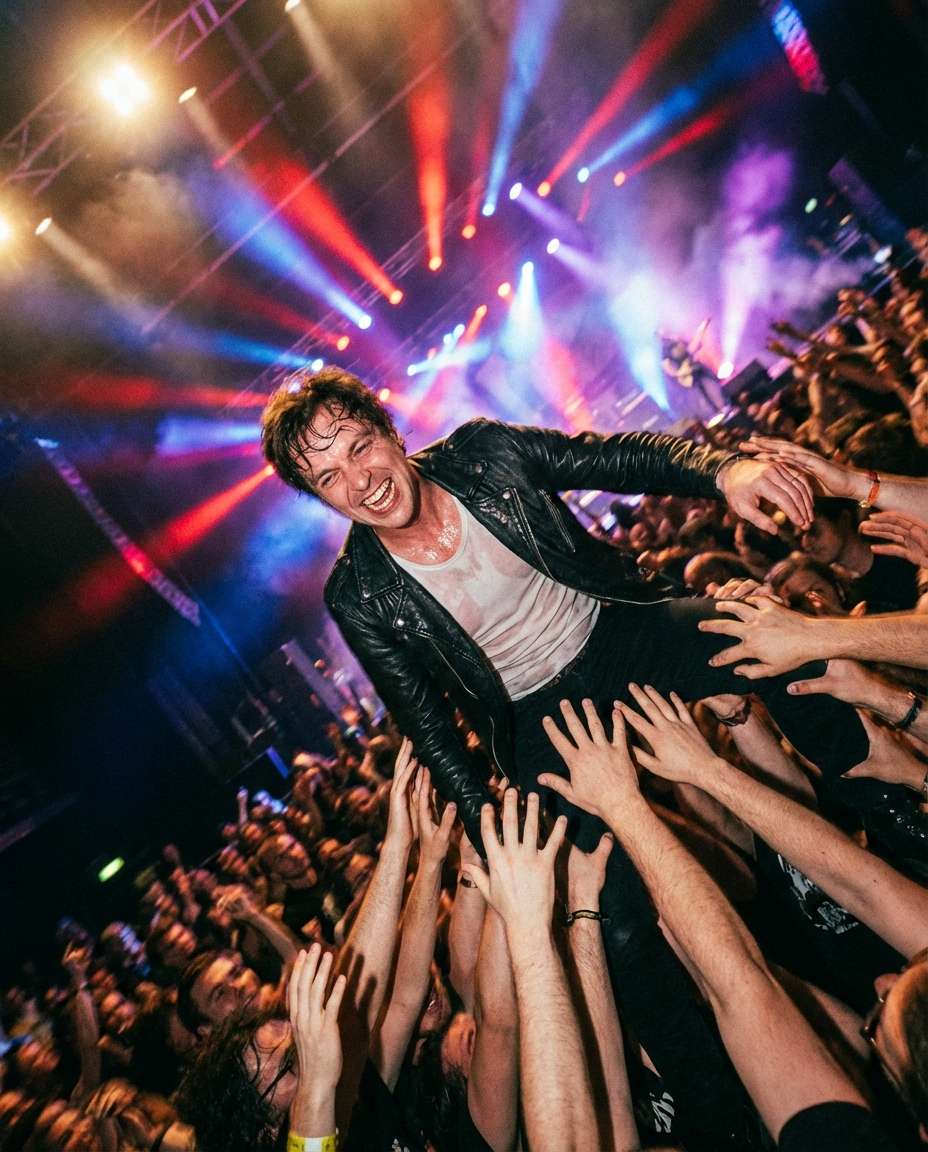 crowd surf freeze photo