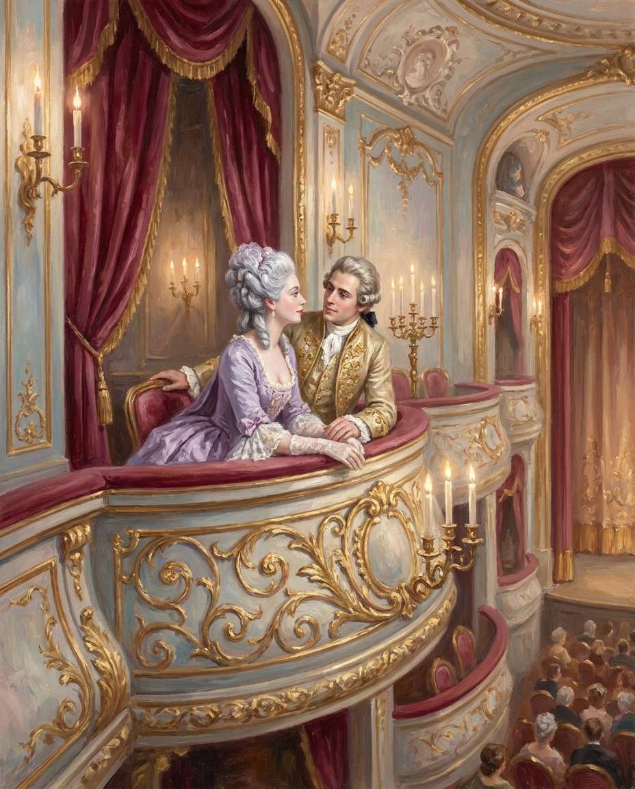 opera balcony romance photo