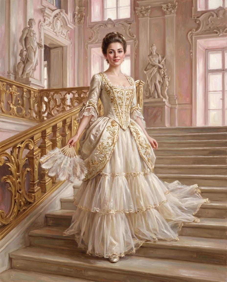 lavish palace staircase photo