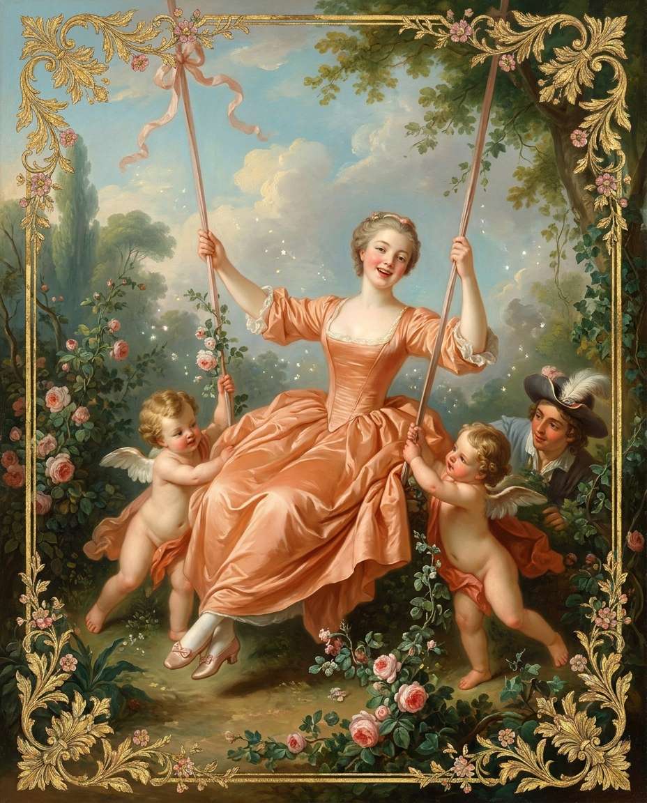 swing in the garden photo