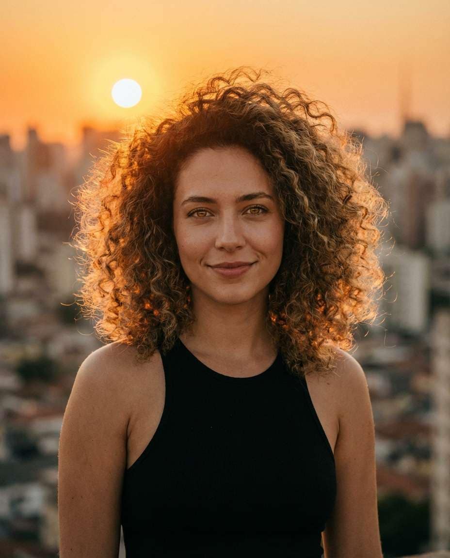 backlit hair halo photo