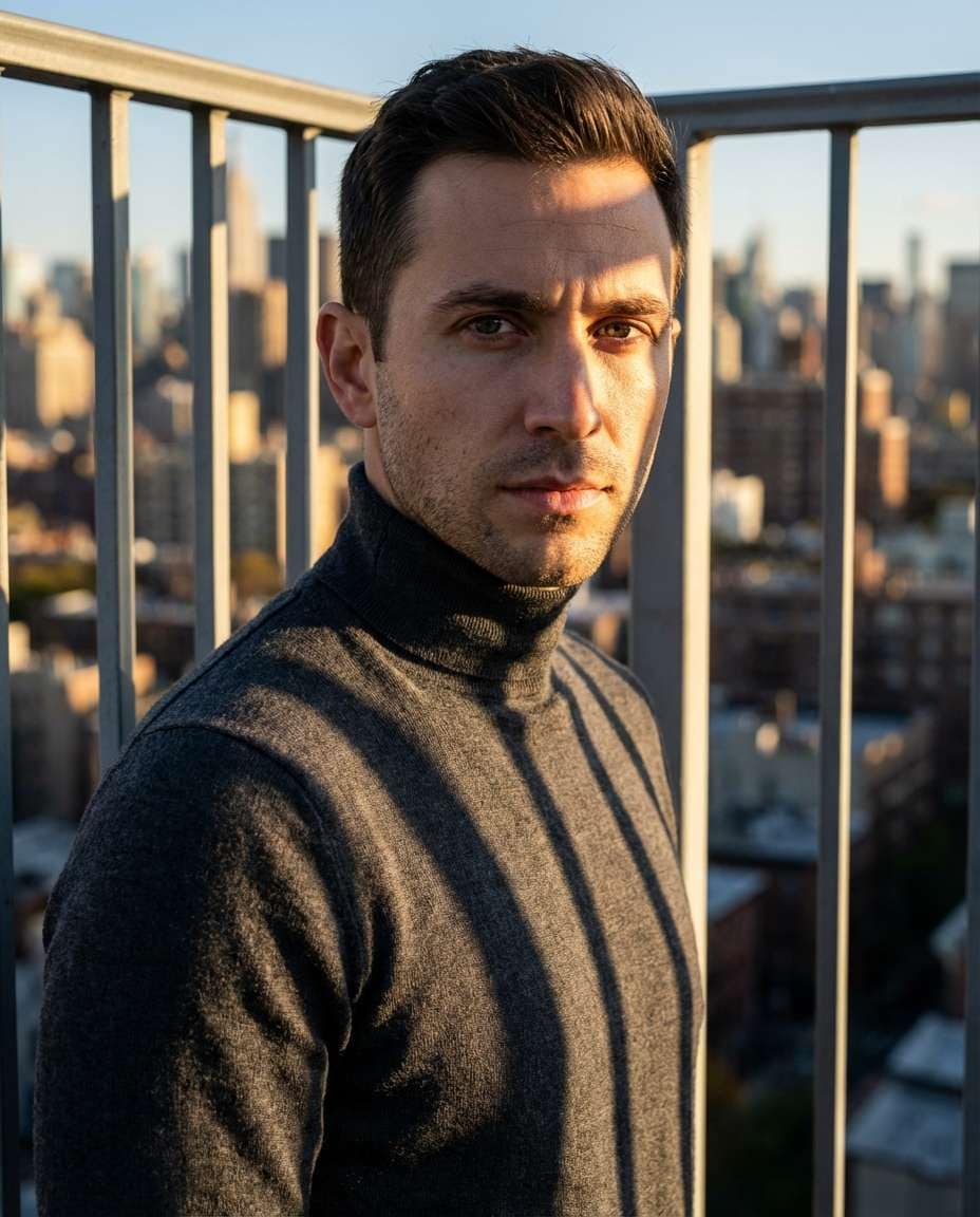 high contrast sun stripe photo