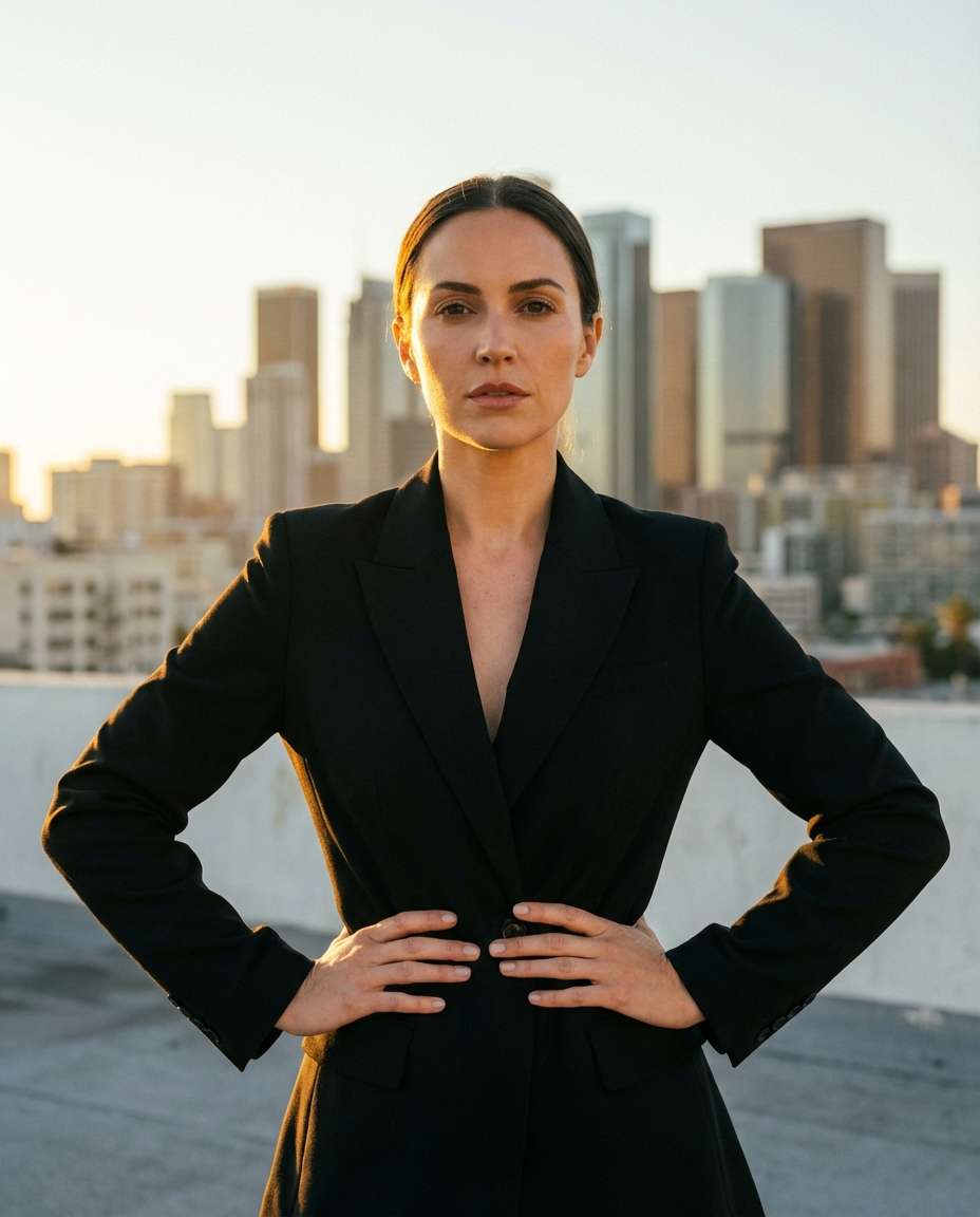 editorial power pose photo