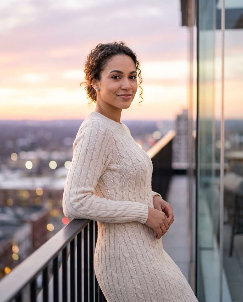 penthouse balcony luxury photo