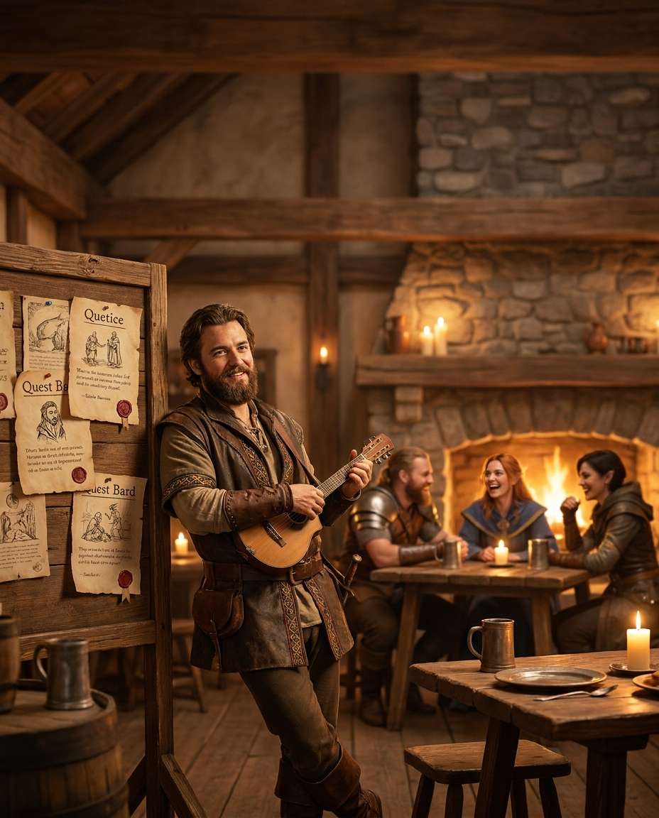 cozy tavern questboard photo