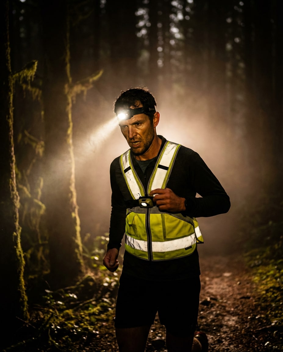 night trail headlamp photo