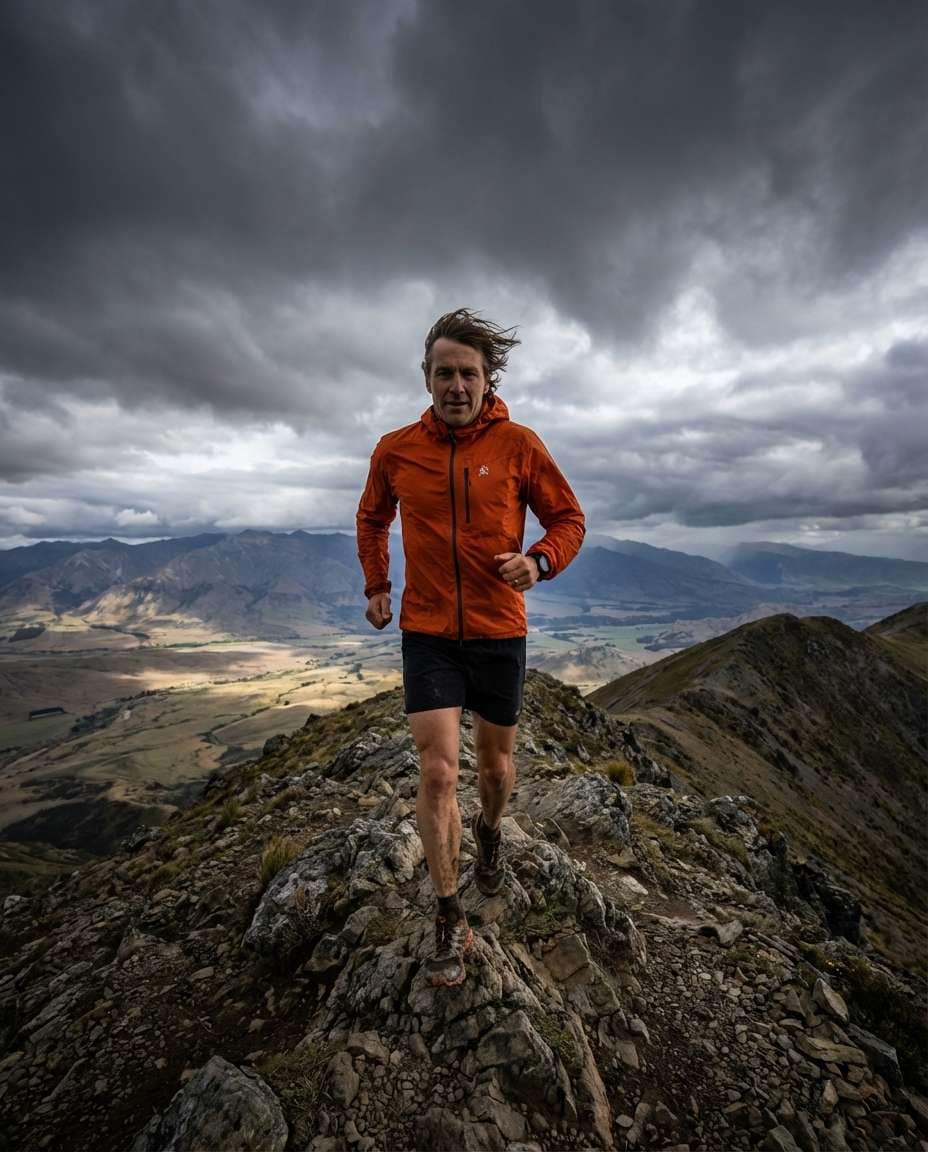 mountain ridge run photo