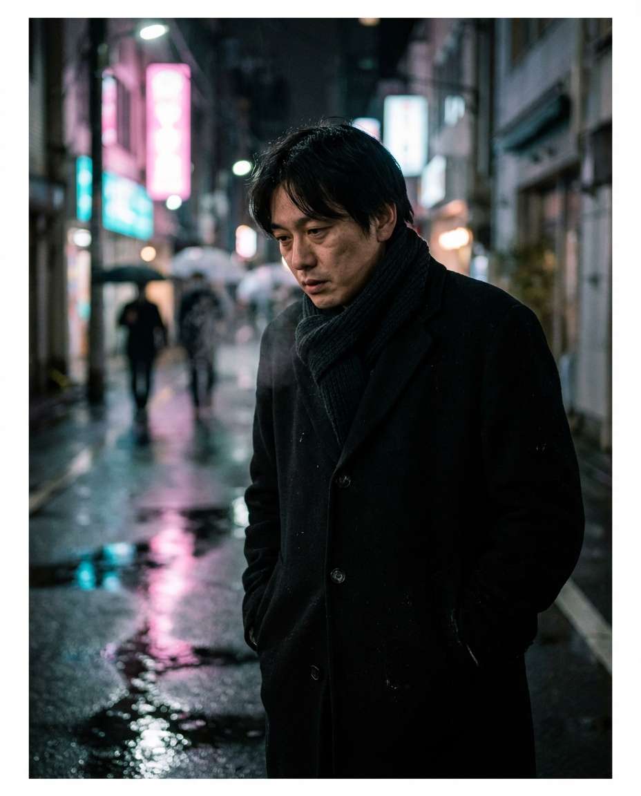 neon alley loneliness photo