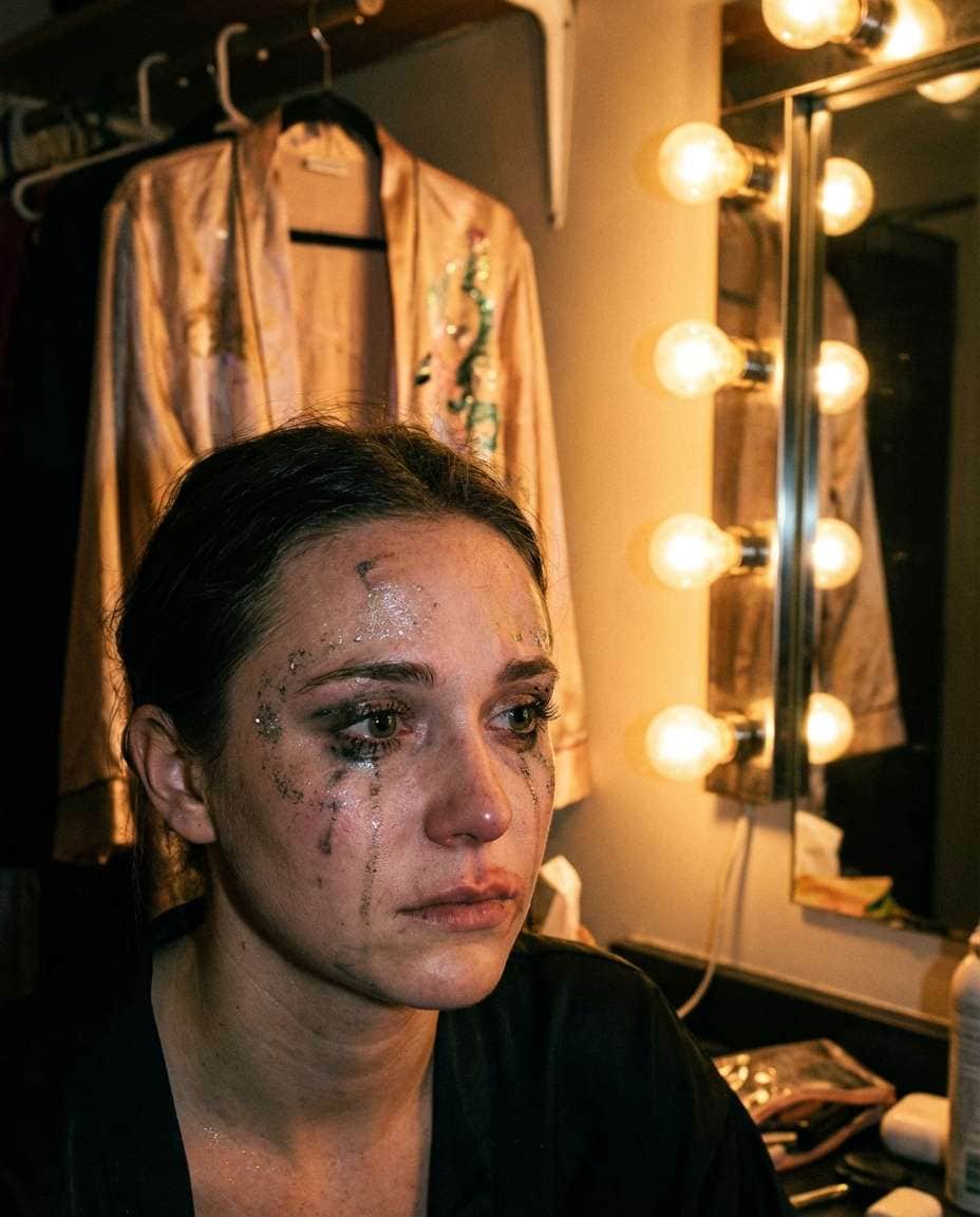 stage makeup after show photo