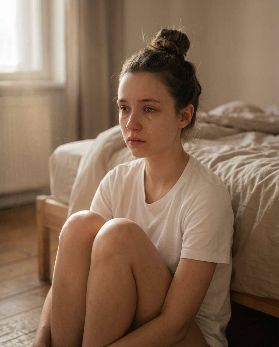 tears in soft light photo