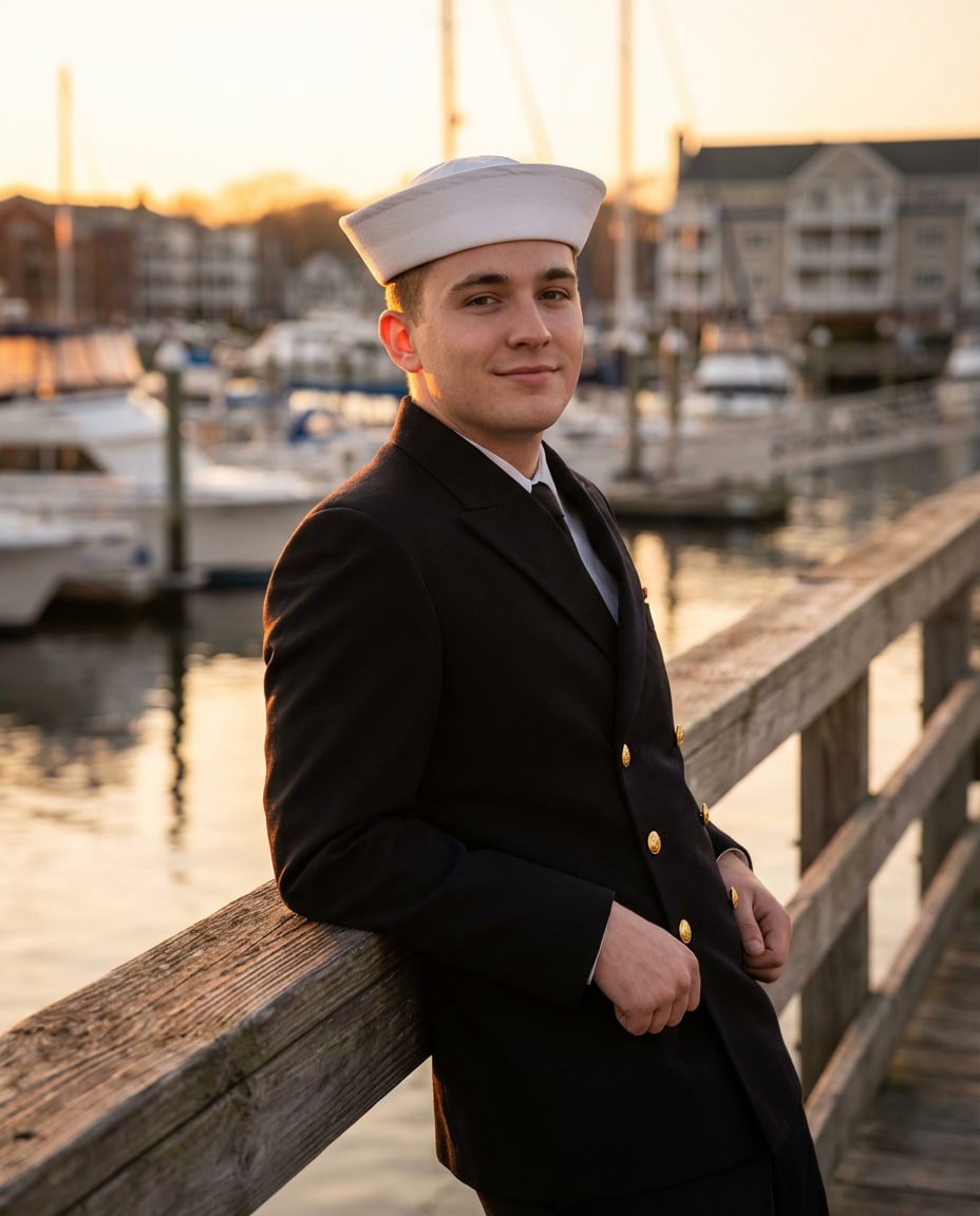 harbor golden hour photo