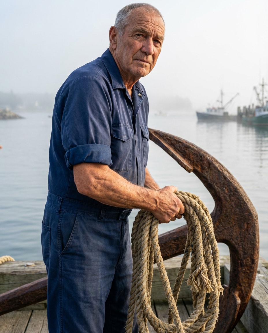 rope and anchor pose photo