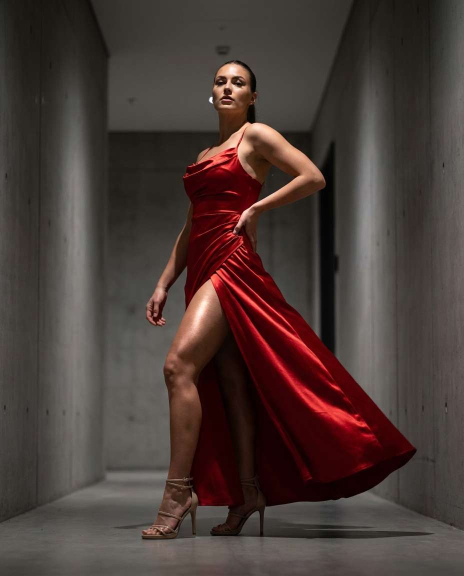 high slit power pose photo