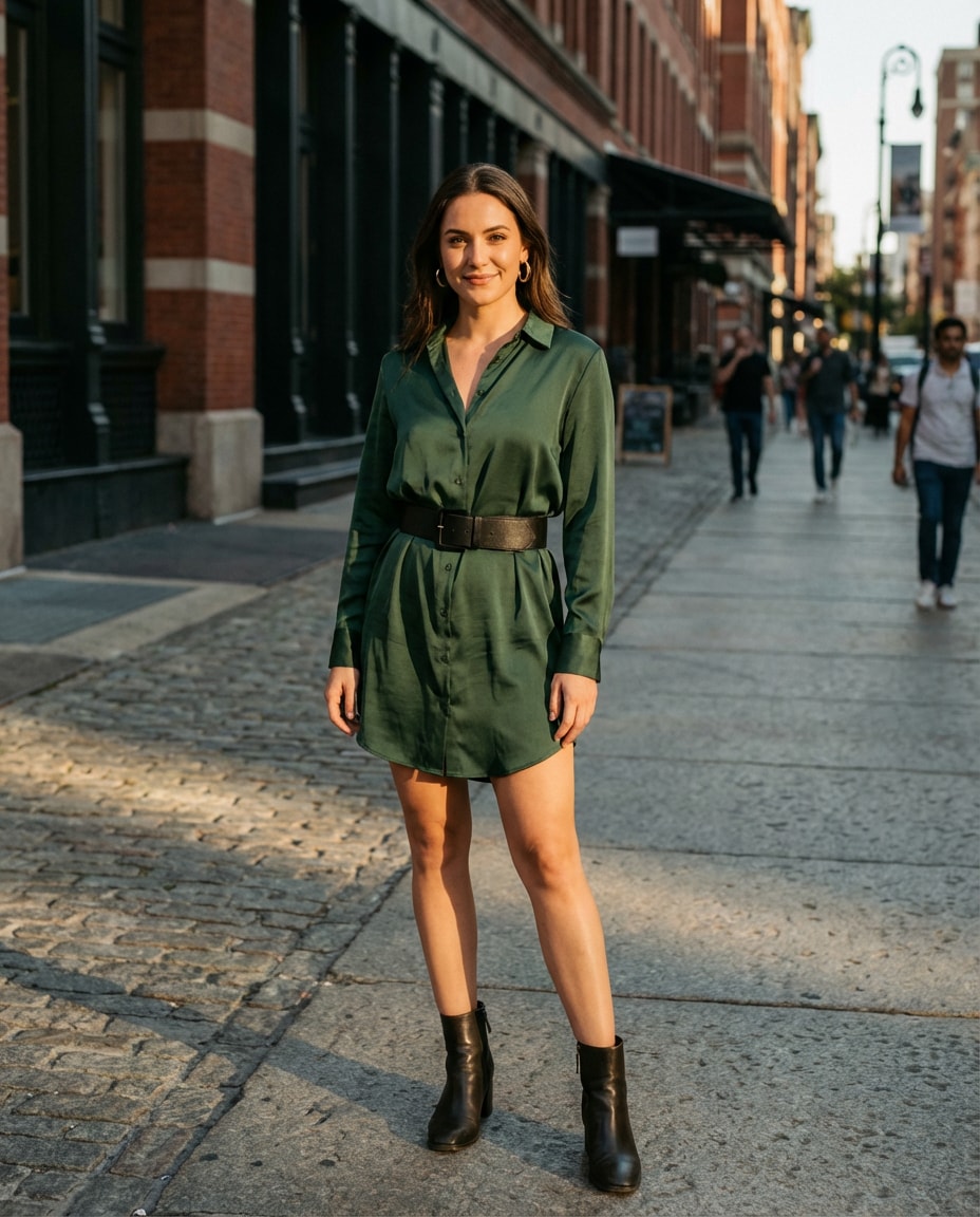 with statement belt photo