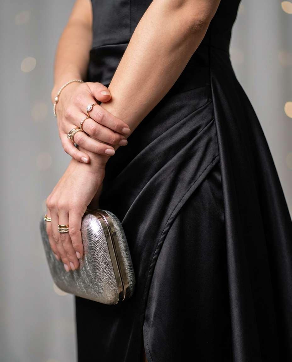 hands and clutch detail photo