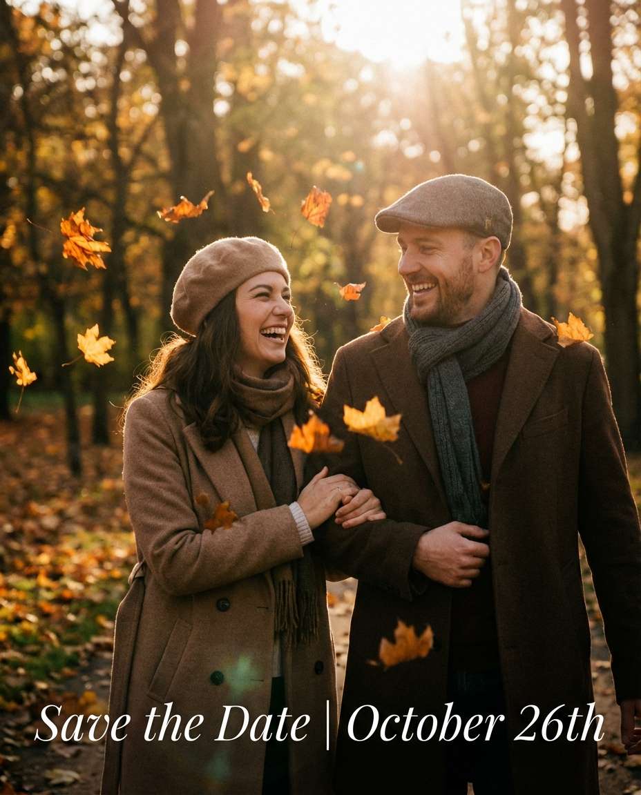 autumn park walk photo