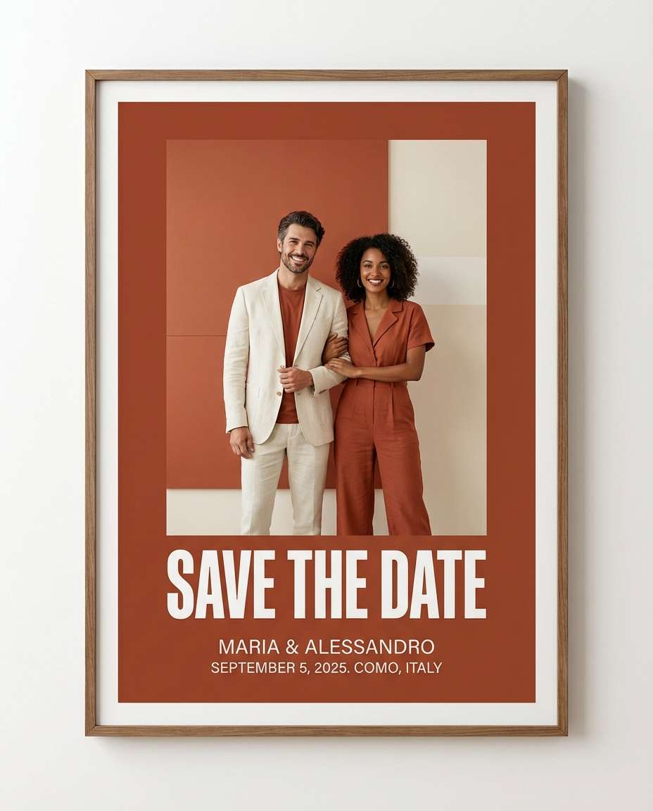 modern color block photo