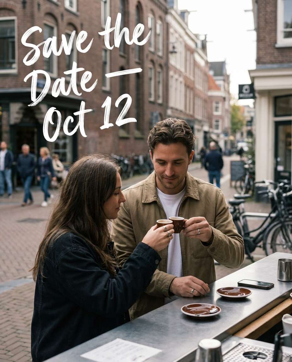 candid street cafe photo