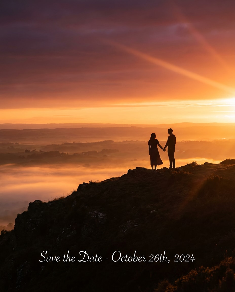 cinematic sunset silhouette photo