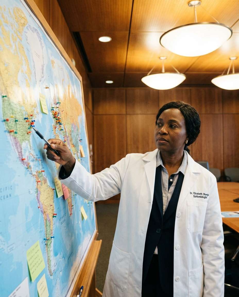 epidemiology map room photo