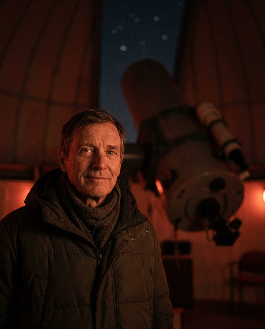 astronomy dome portrait photo