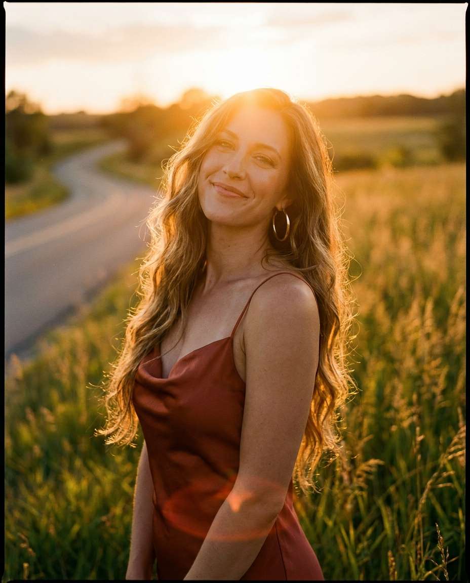 golden hour backlight photo