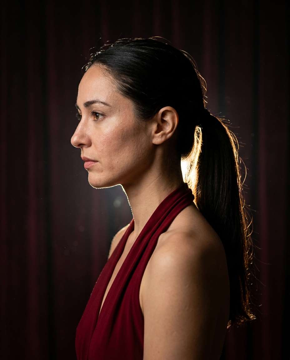 rim light profile photo