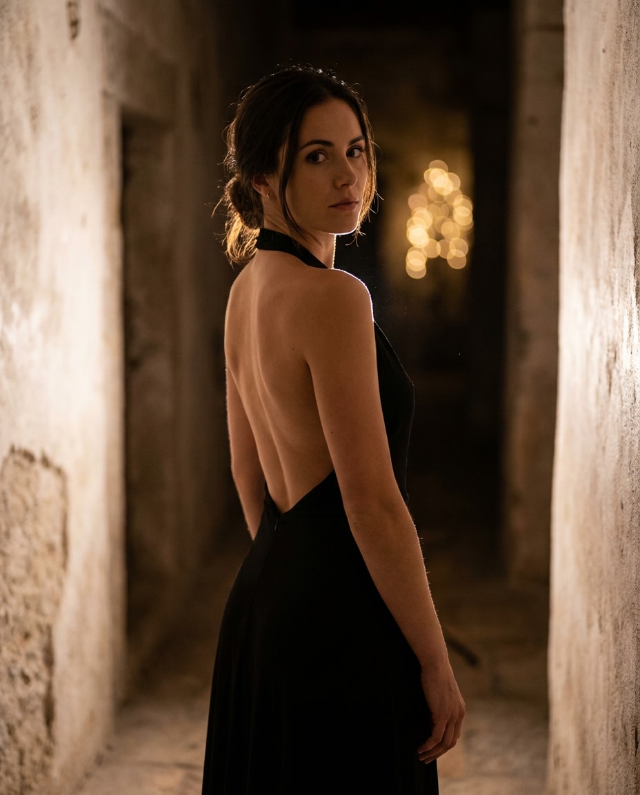 overshoulder glance photo