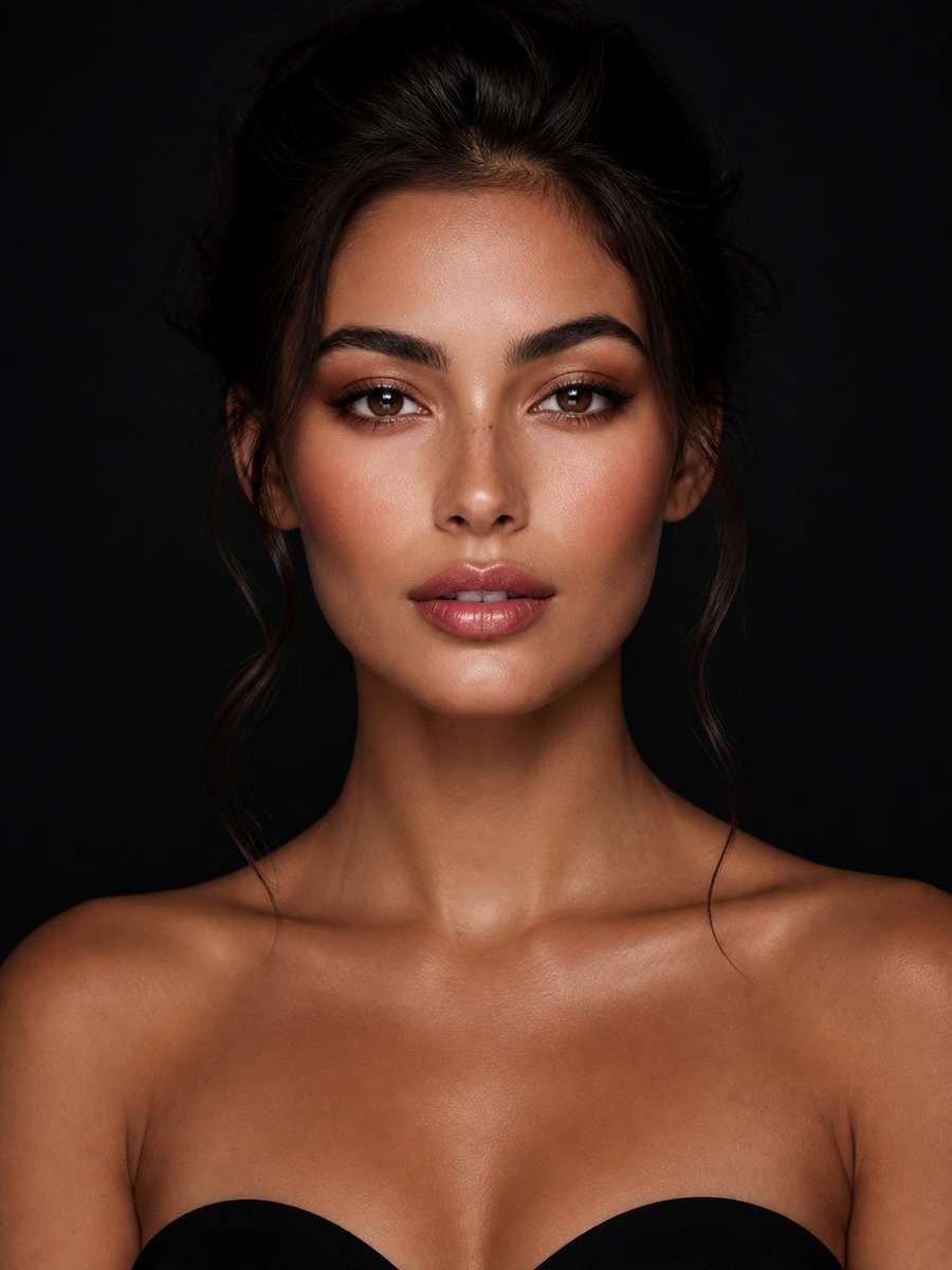 Soft Shadow Beauty Portrait photo