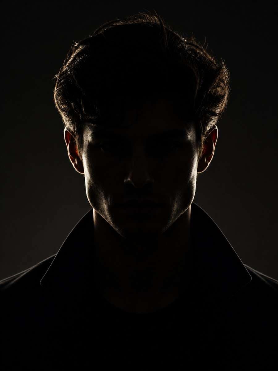 Silhouette With Facial Detail photo