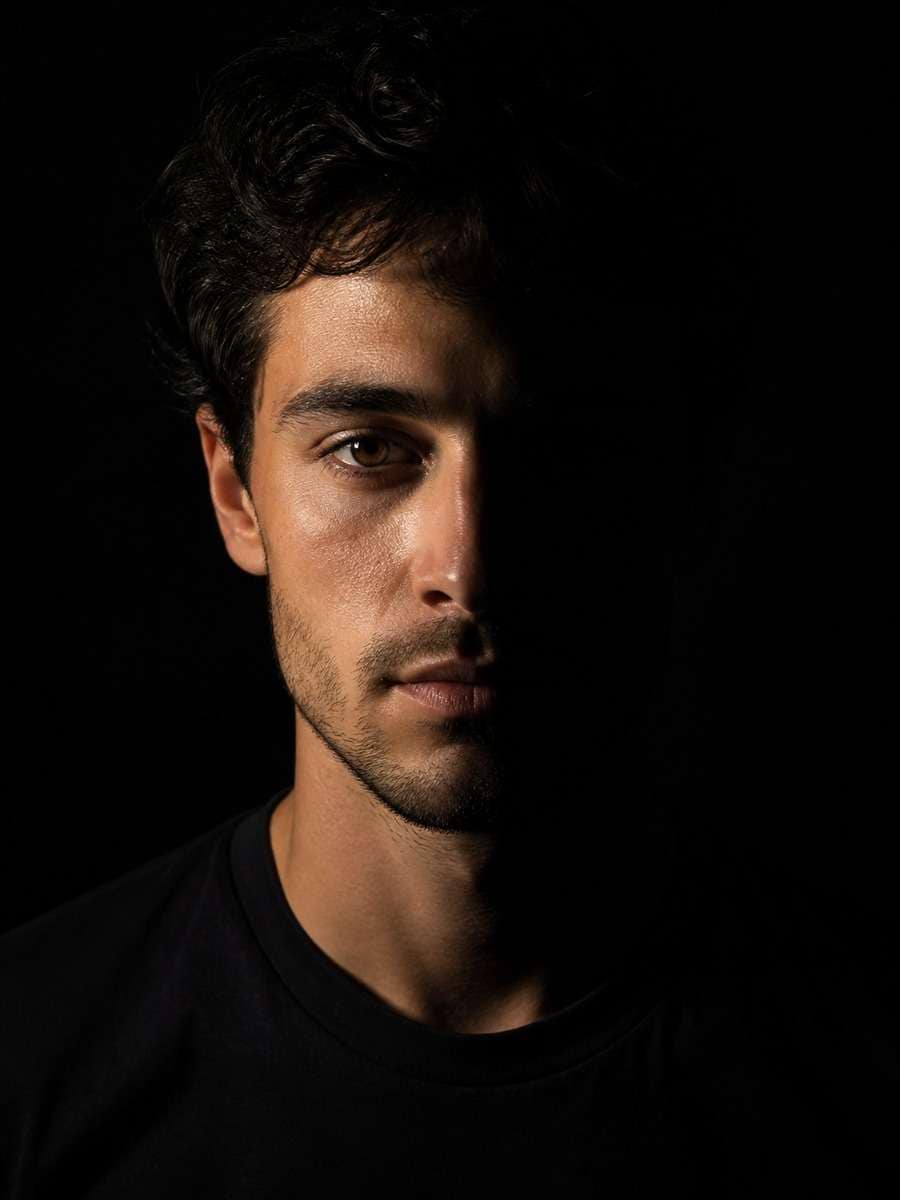 Half Face in Shadow photo