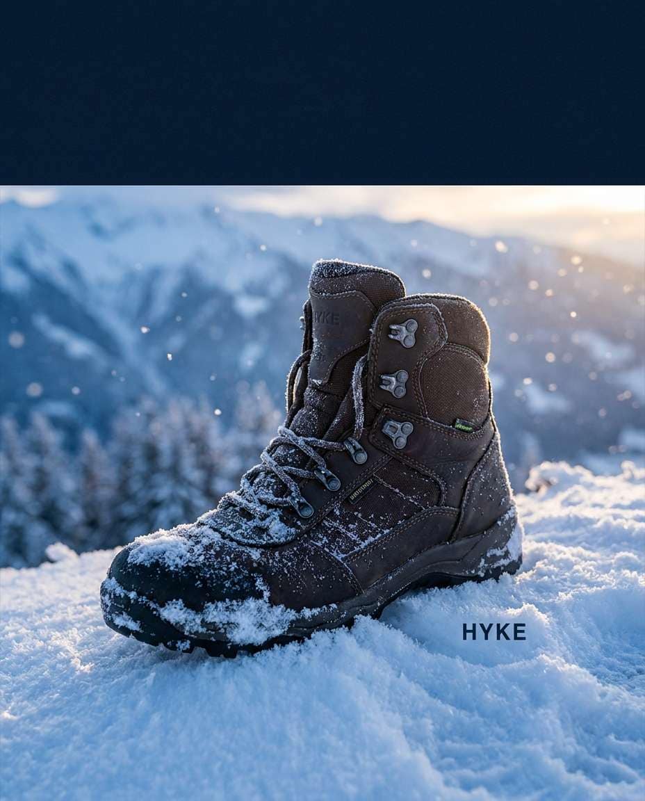 winter boot frost photo